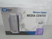 Western Digital Media Center External Hard Drive 8-in-1 Card Reader 320GB-New