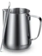 Milk Frothing Pitcher 350ml/600ml/900ml/1500ml (12oz/20oz/32oz/50oz) Steaming...