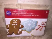 Wilton Christmas Cookie Cutter Stencil Set Of 3
