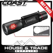 Coast LED Focusing Torch Flashlight 130 Lumens Pure Beam Focusing Optic COAHX5