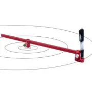 Metric Inch Adjustable Drawing Circle Ruler Compass Scribe Center Line Marking