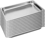 SOGA 12X Gastronorm GN Pan Full Size 1/1 GN Pan 4cm Deep Stainless Steel Tray