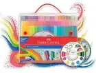80 Pack Faber-Castell Texters Colourful School Connector Pens Markers Textas Uni