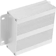 Gadpiparty Box Security Power Supply Case Aluminum Boxes Electronic Project Case Electronics Enclosure Outdoor Projector Enclosure Silver Aluminum