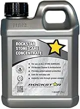 Rockstar STONE CARE CONCENTRATE 1L To Re-fill Stone Care Spray Bottles, Used To Clean All Natural Stone Surfaces– Marble, Travertine, Granite, Limestone, Onyx & Terrazzo Counter Tops, Vanities, Tables
