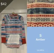 LuLaRoe BRAND NEW Amber Hoodie Pull Over Sweatshirt Hooded Small