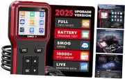 Obd2 Scanner with Battery Tester Enhanced fixd car Diagnostic Tool Code Red