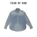 【MR.W】FEAR OF GOD 8TH ETERNAL永恒 輕奢 CLEANFIT 簡約做舊水洗牛仔襯衫 丹寧襯衫