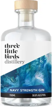 Three Little Birds Distillery Navy Strength Gin 700ml