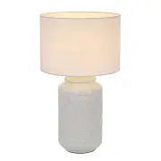 Heshi Ceramic Table Lamp, White