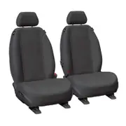 Holden Colorado7 RG SUV 2012-2018 Super Tough Charcoal Front Canvas Seat Covers