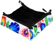Polish Folk Art Foldable Bread Basket Holder