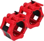 LIFKOME 1 Pair Dumbbell Spring Collars Barbell Clamps Locking Collars Clips for Weightlifting Exercise Fitness Training Supplies 25mm