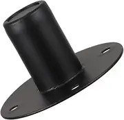 Totority Speaker Iron Bottom Speakers Speaker Mounting Base Audio Speaker Stand Speaker Stand Insert Iron Speaker Bracket Speaker Base Tray Speaker Storage Bracket Speaker Pole Mounts Black