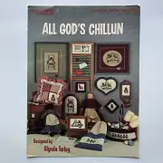 Vintage Leisure Arts Leaflet 403 All God's Chillun Counted Cross Stitch 1985