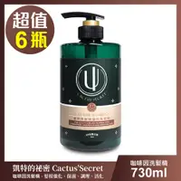 在飛比找PChome24h購物優惠-【清淨海】凱特的秘密 咖啡因髮根強化洗髮精-超值6瓶組(73