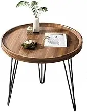 Practical Density Fiberboard Coffee Table Round Coffee Table Easy Clean Coffee Table Bedroom Kitchen Coffee Table Sturdy