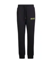 Versace Jeans Couture Logo-Printed Drawstring Track Pants XL Black