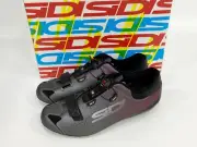 Sidi Sixty Road Cycling Shoes (Anthracite Vino) Made in Italy