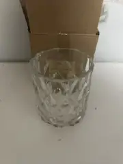 Yankee Candle 7oz Jar Holder Clear Fractal NEW