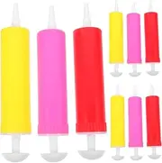 10Pcs Portable Balloon Inflator Lightweight Manual Hand Pump for Party Supplies Versatile for Balloons Water and More for Weddings Carnivals and School Activities