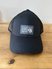 Mountain Hardwear Logo Patch Mesh Trucker Hat Cap SnapBack Black Outdoor Climb
