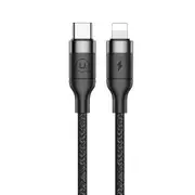 US-SJ350 U31 Type-C / USB-C to 8 Pin PD Fast Charging Cable, Length: 1.2m(Black)