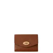 [Mulberry] Darley Concertina Wallet Oak Two-Tone Small Classic Grain