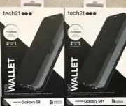 Brand New Original Tech21 Evo Wallet Cover Case for Samsung Galaxy S8 - Black -!