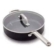 GreenPan Omega Series Covered Non Stick Skillet 28cm/4.24L Home Kitchen Cookware