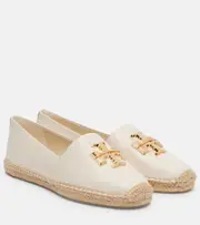 [Tory Burch] Tory Burch Eleanor leather espadrilles UK 4.5 white