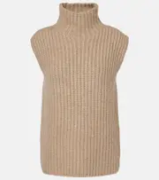 [The Row] The Row Ilena cashmere and silk top AU 12 beige
