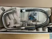 Delta Stryke Lumicoat Arctic Stainless Single Handle Pull-down Kitchen Faucet