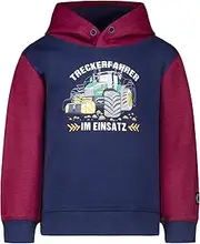 [SALT AND PEPPER] Boys Sweat Print Emb Tractor Baby and Toddler T-Shirt Set