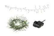 Rogue Deluxe Fairy Christmas LED Lights 10M Indoor Outdoor Xmas Decoration 750 Bulb AC Green