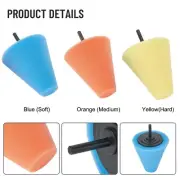 6mm Drill Polishing Buffing Polishing Sponge Waxing Foam Pads Car Polisher Pads