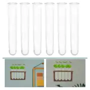 6 Pcs Hydroponic Vase Test Tube Flower Tubes Propagation for Plants Creative