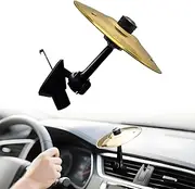 Car Cymbal, Car Cymbal Air Vent, Mini Drum Crash Cymbal For Car Vent, Make Your Driving More Fun, Suitable For All Types Of Vehicles gold