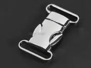 20mm Silver Metal Quick Side Release Buckle Clip Webbing Belt Strap Backpack Bag
