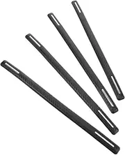 LIGHTAOTAO 4pcs Car Door Edge Guards Black Automotive Door Edge Protectors with Carbon Texture Durable Trim Stickers Prevention Enhanced Aesthetics