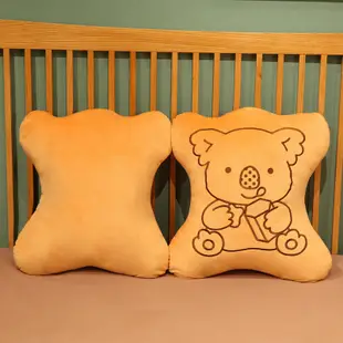 電子發票🧾小熊餅乾抱枕 無尾熊 巧克力 娃娃 玩偶 趴睡枕 抱枕 側睡枕 靠枕 枕頭 搞怪 交換禮物