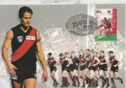 ESSENDON BOMBERS FOOTBALL CLUB AFL CENTENARY 1996 FIRST DAY COVER STAMPED POST C