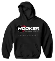 Hooker 10157-XLHKR BlackHeart Hoodie