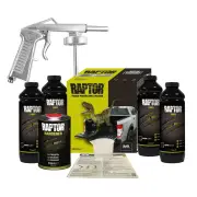 Raptor Liner Black Kit 4L + Spray Gun RLB/S4