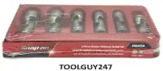 SNAP ON TOOLS USA 206AFSA 3/8Dr 6Pt SAE Flank Drive Shallow Universal Socket Set