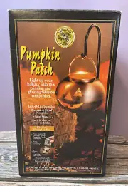 PUMPKIN PATCH JACK-O-LITE TABLETOP METAL LAMPLIGHT FARMS