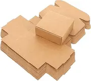 Outanaya 15Pcs Vintage Kraft Paper Soap Packing Boxes - Empty Containers for Wrapping, Moving, Packaging and Homemade Soap Presentations