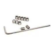 1/4" Setscrew Hex Screw Allen key Set Hardware fr Bowl Ball Head Tripod Camera