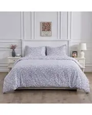 Melange Home 400 Thread Count Sateen Cotton Kyoto Duvet Set
