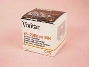New Vivitar 75-205mm MR Matched Multiplier Teleconverter for Canon C / FD